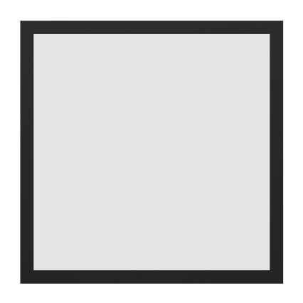 Eglo - LED RGBW prigušivo stropno svjetlo LED/19W/230V 2700-6500K 40x40 cm crno