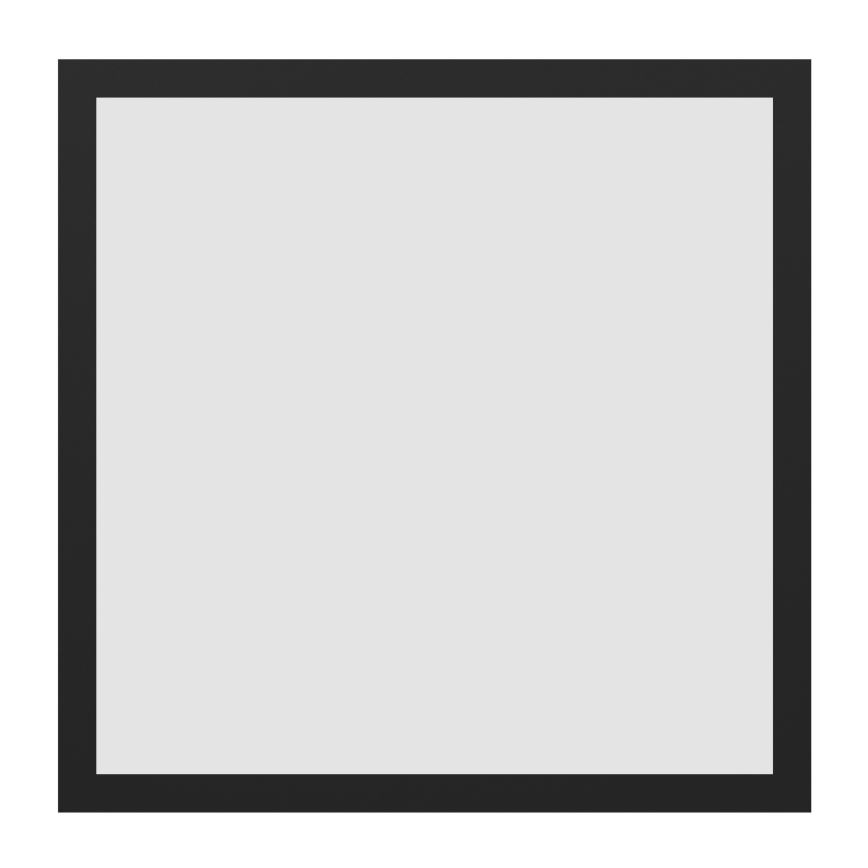 Eglo - LED RGBW prigušivo stropno svjetlo LED/19W/230V 2700-6500K 40x40 cm crno