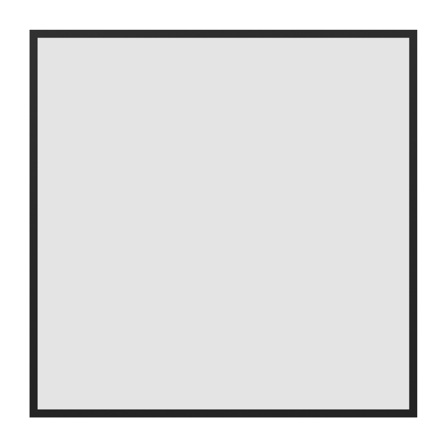 Eglo - LED RGBW površinski montirani panel s mogućnošću prigušivanja LED/33W/230V 2700-6500K 60x60 cm crna