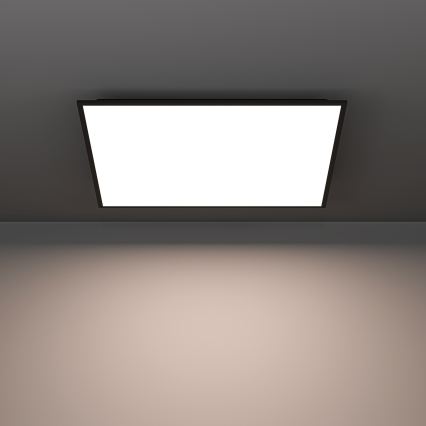 Eglo - LED RGBW površinski montirani panel s mogućnošću prigušivanja LED/33W/230V 2700-6500K 60x60 cm crna