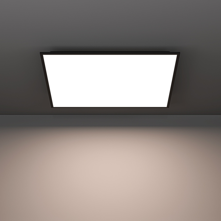 Eglo - LED RGBW površinski montirani panel s mogućnošću prigušivanja LED/33W/230V 2700-6500K 60x60 cm crna