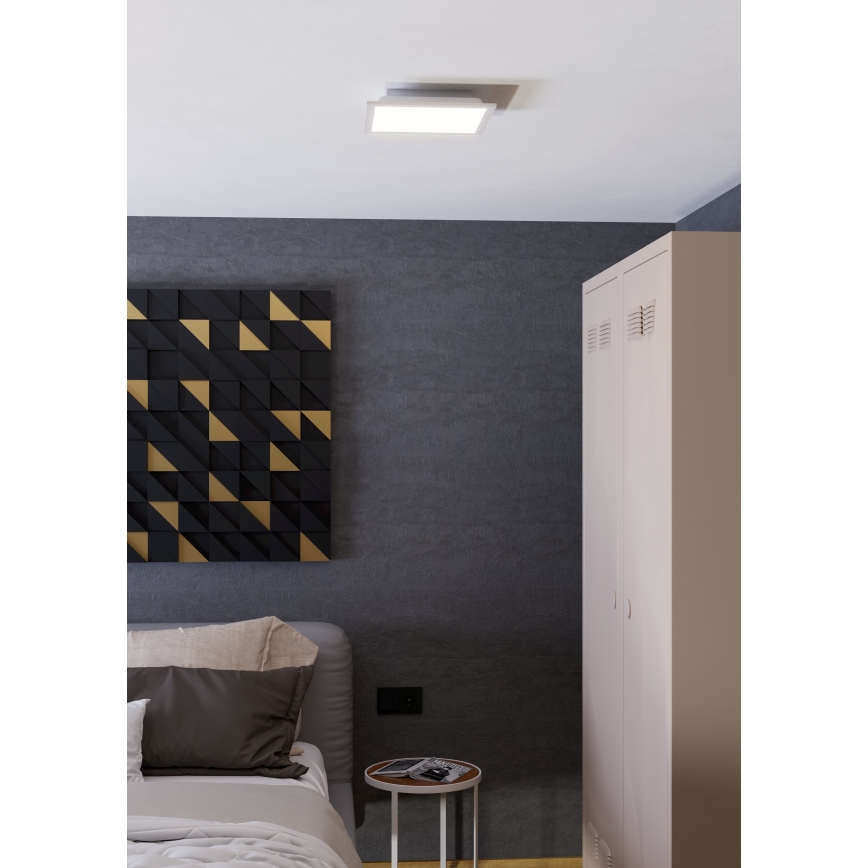 Eglo - LED RGBW prigušiva stropna svjetiljka LED/14W/230V 2700-6500K 30x30 cm bijela