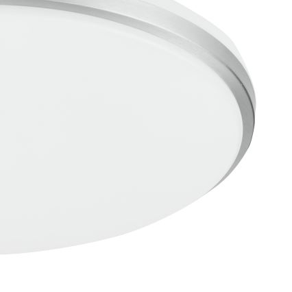 Eglo - LED kupaonsko stropno svjetlo LED/18W/230V 3000/4000/6500K Ø 34 cm IP54 matni krom