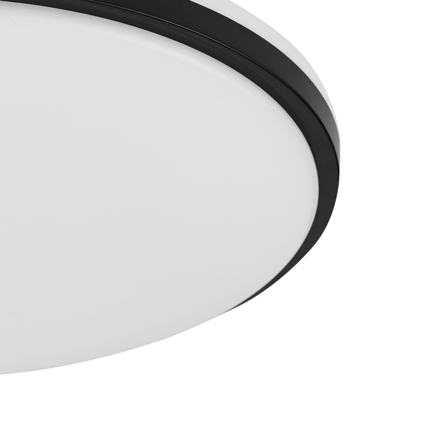 Eglo - LED stropno svjetlo za kupaonicu LED/18W/230V 3000/4000/6500K promjer 34 cm IP54 crno