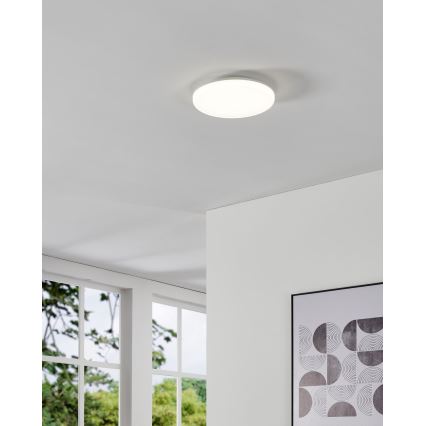 Eglo - LED kupaonsko stropno svjetlo sa senzorom pokreta LED/20W/230V 2700/4000/6500K Ø 31 cm IP54 bijela