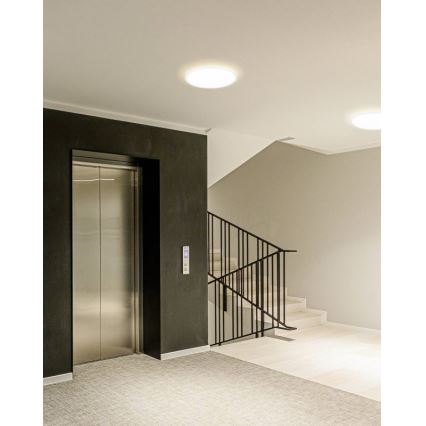 Eglo - LED kupaonska stropna svjetiljka LED/20,2W/230V Ø 39 cm IP54 bijela