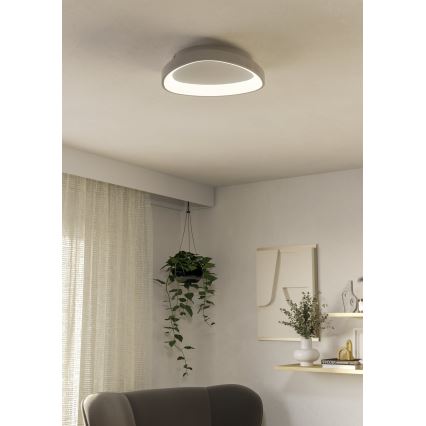Eglo - LED Prigušiva stropna svjetiljka LED/12W/230V 2700-6500K bijela + daljinski upravljač