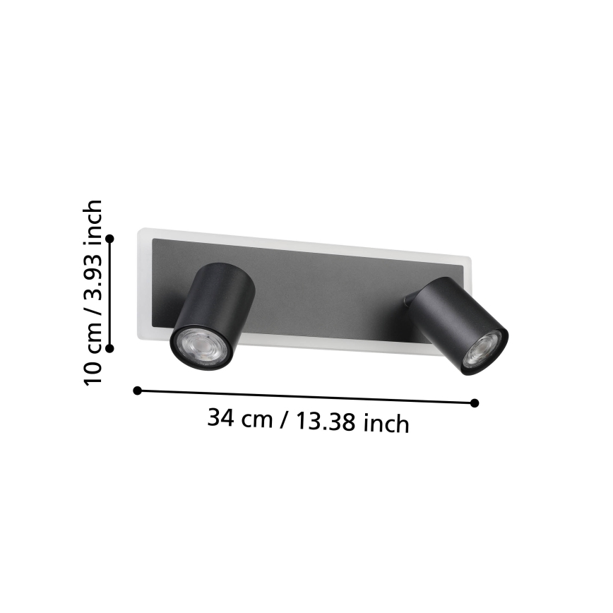 Eglo - LED spot svjetiljka LED/12W/230V crna