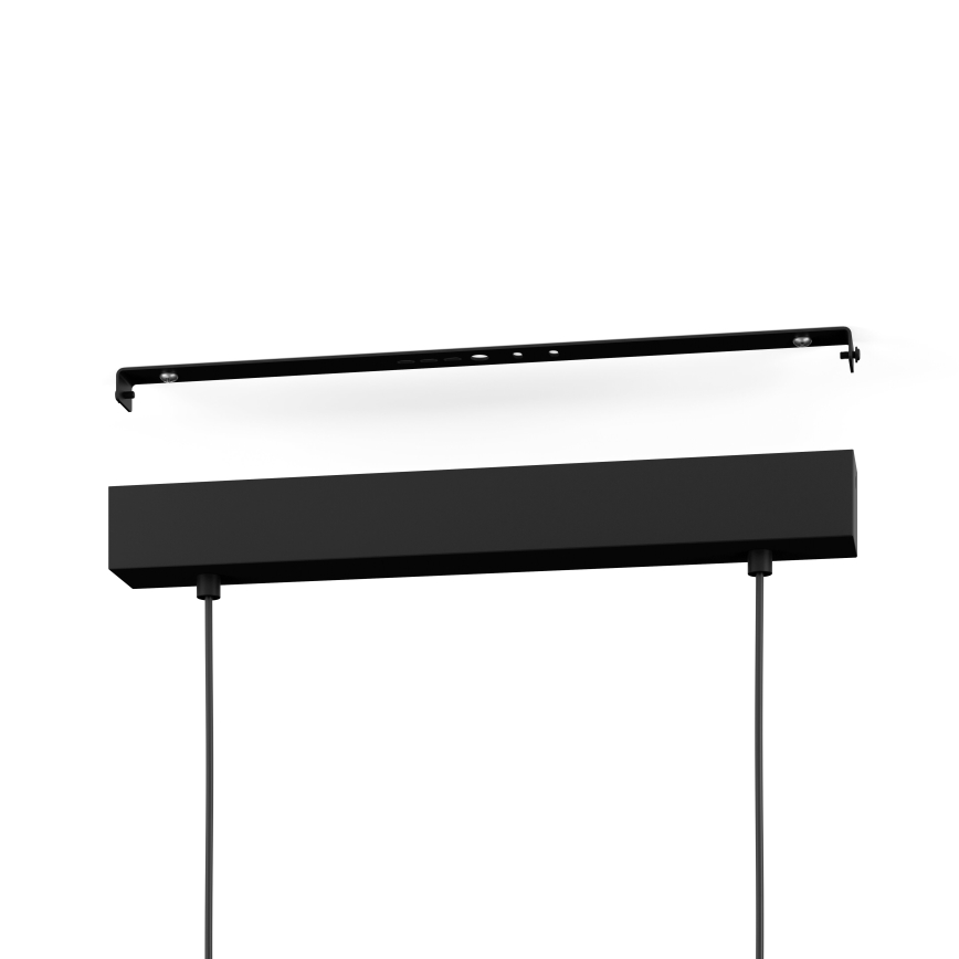 Eglo - LED Prigušivi luster na sajli 2xLED/12,5W/230V+1xLED/15,5W 3000K bež/crna