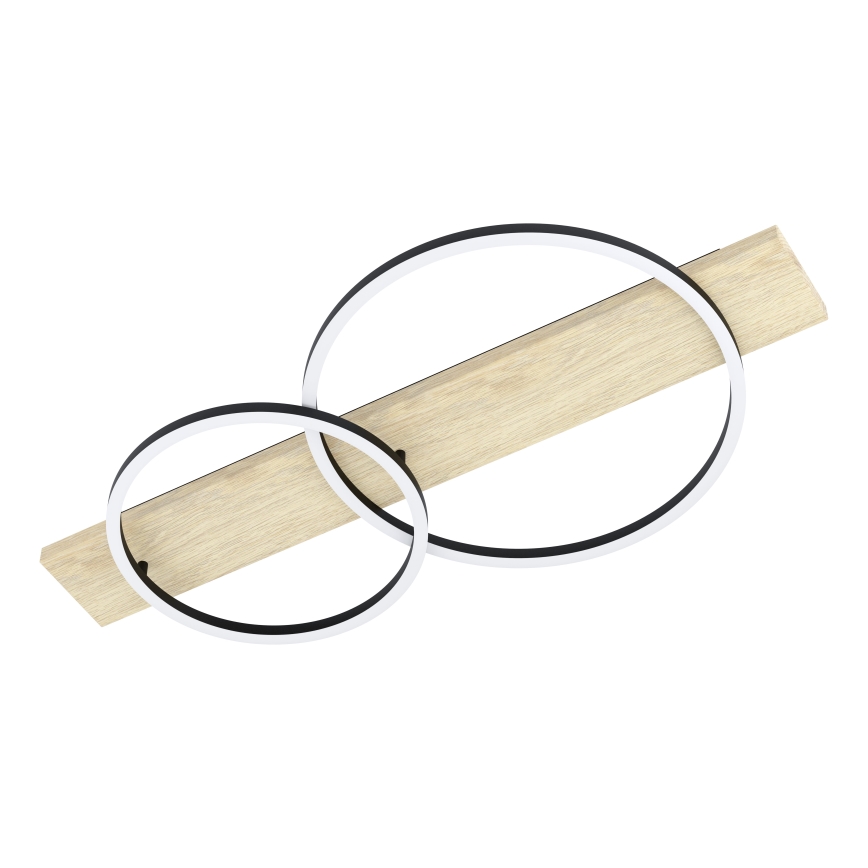 Eglo - LED Stropna svjetiljka 2xLED/12W/230V 3000K bež/crna