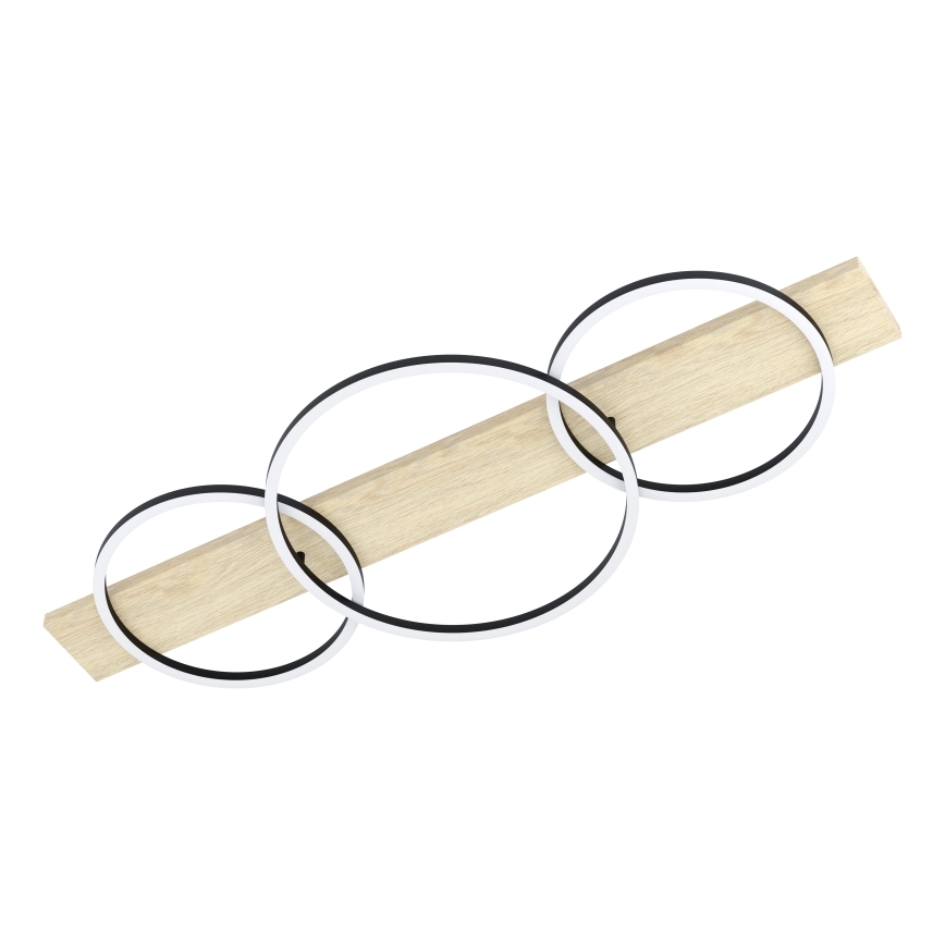 Eglo - LED Stropna svjetiljka 3xLED/12W/230V 3000K bež/crna