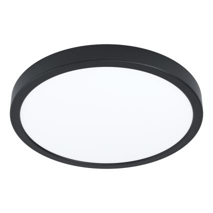 Eglo - LED RGBW prigušivo kupaonsko stropno svjetlo LED/17,5W/230V 2700-6500K Ø 38,9 cm IP44 crna