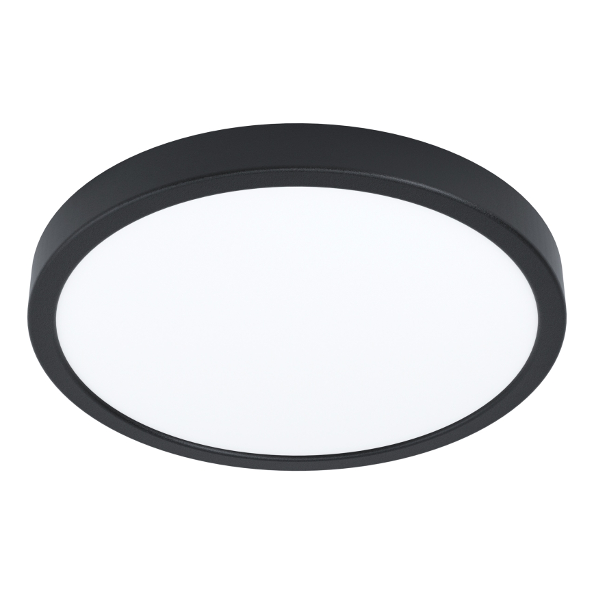 Eglo - LED RGBW prigušivo kupaonsko stropno svjetlo LED/17,5W/230V 2700-6500K Ø 38,9 cm IP44 crna