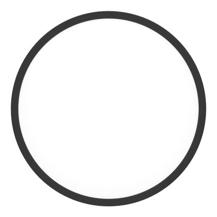 Eglo - LED RGBW prigušivo stropno kupaonsko svjetlo LED/17,5W/230V 2700-6500K Ø 39,9 cm IP44 crno