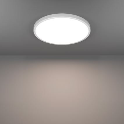 Eglo - LED RGBW Prigušivo stropno svjetlo za kupaonicu LED/17,5W/230V 2700-6500K prom. 38,9 cm IP44 bijela