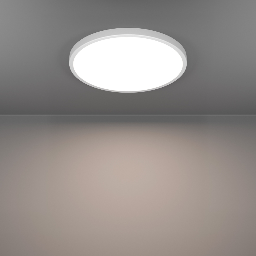 Eglo - LED RGBW Prigušivo stropno svjetlo za kupaonicu LED/17,5W/230V 2700-6500K prom. 38,9 cm IP44 bijela