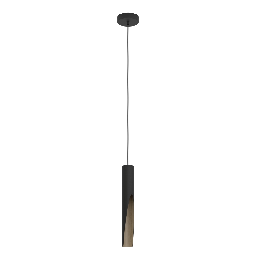 Eglo - LED Luster na sajli 1xGU10/4,5W/230V 3000K crna/smeđa
