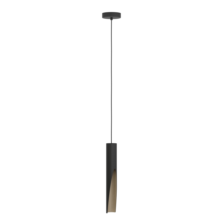 Eglo - LED Luster na sajli 1xGU10/4,5W/230V 3000K crna/smeđa