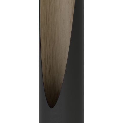 Eglo  - LED Podna lampa 1xGU10/4,5W/230V 3000K crna/smeđa