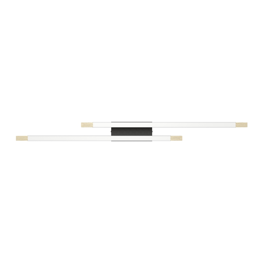 Eglo - LED Prigušiva stropna svjetiljka 2xLED/10W/230V 3000K crna/bež