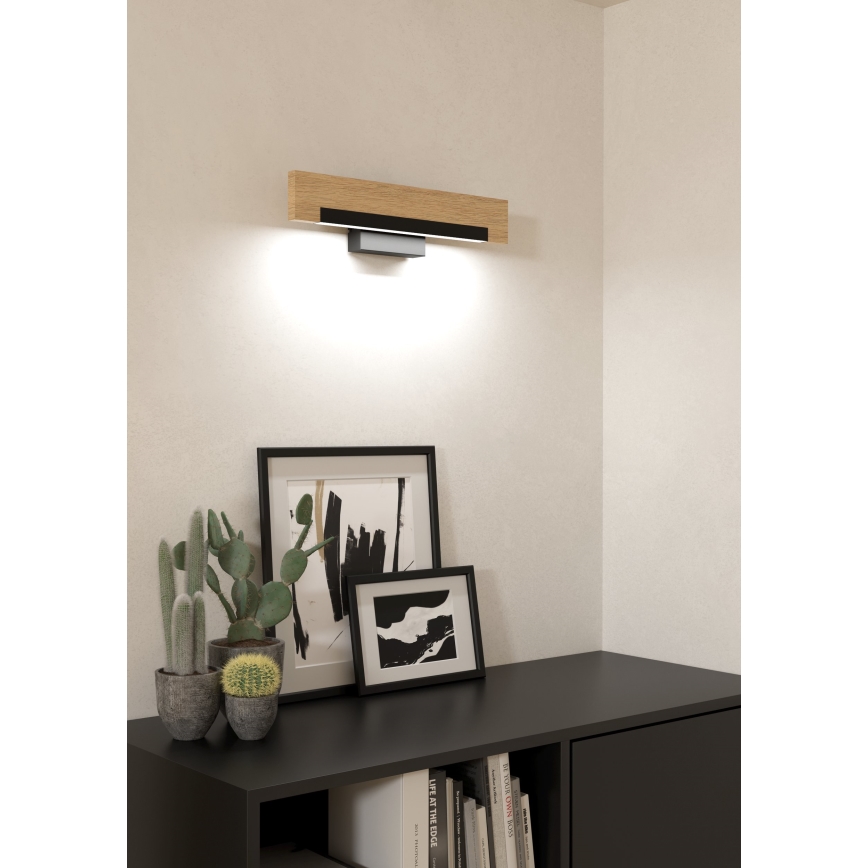 Eglo - LED Zidna svjetiljka LED/9,6W/230V 3000K crna/bež