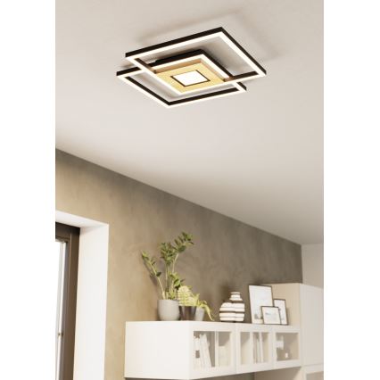 Eglo - LED Prigušiva stropna svjetiljka 2xLED/17W/230V +1xLED/4,2W 2700-6500K + daljinski upravljač