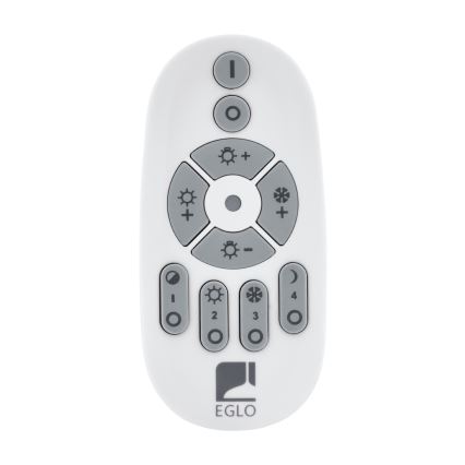 Eglo - prigušivo LED stropno svjetlo 2xLED/17W/230V +LED/4,2W 2700-6500K + daljinski upravljač