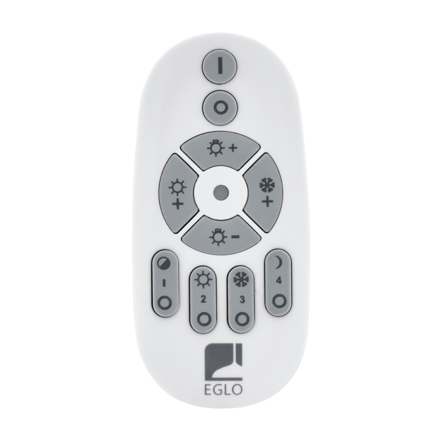 Eglo - prigušivo LED stropno svjetlo 2xLED/17W/230V +LED/4,2W 2700-6500K + daljinski upravljač