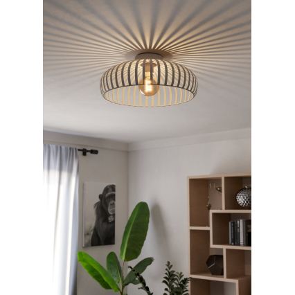 Eglo - Stropna svjetiljka 1xE27/40W/230V, promjer 43 cm, pješčana