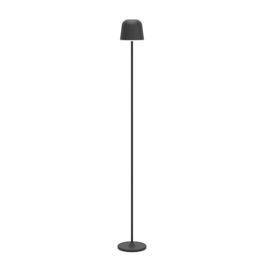 Eglo - LED Prigušiva vanjska punjiva podna lampa LED/4,3W/5V 2400/3000/4000K IP54 crna