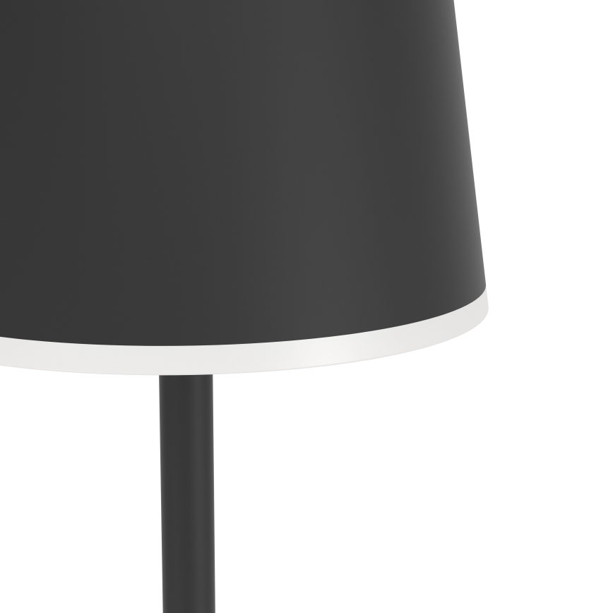 Eglo - LED Prigušiva vanjska punjiva podna lampa LED/4,3W/5V 2400/3000/4000K IP54 crna