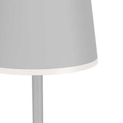 Eglo - LED Prigušiva vanjska punjiva podna lampa LED/4,3W/5V 2400/3000/4000K IP54 siva
