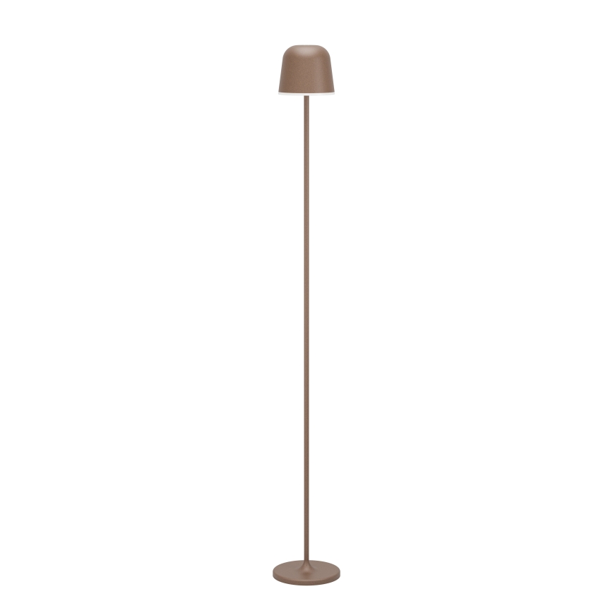 Eglo - LED Prigušiva vanjska punjiva podna lampa LED/4,3W/230V 2400/3000/4000K IP54 smeđa