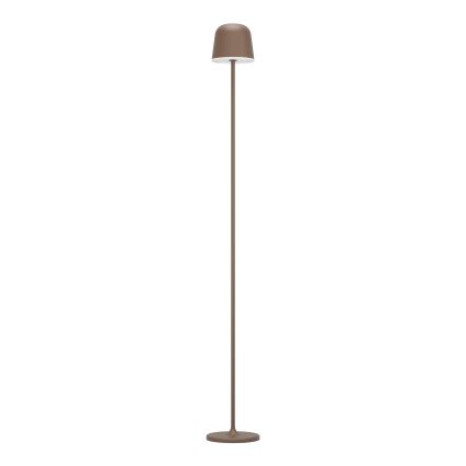 Eglo - LED Prigušiva vanjska punjiva podna lampa LED/4,3W/230V 2400/3000/4000K IP54 smeđa