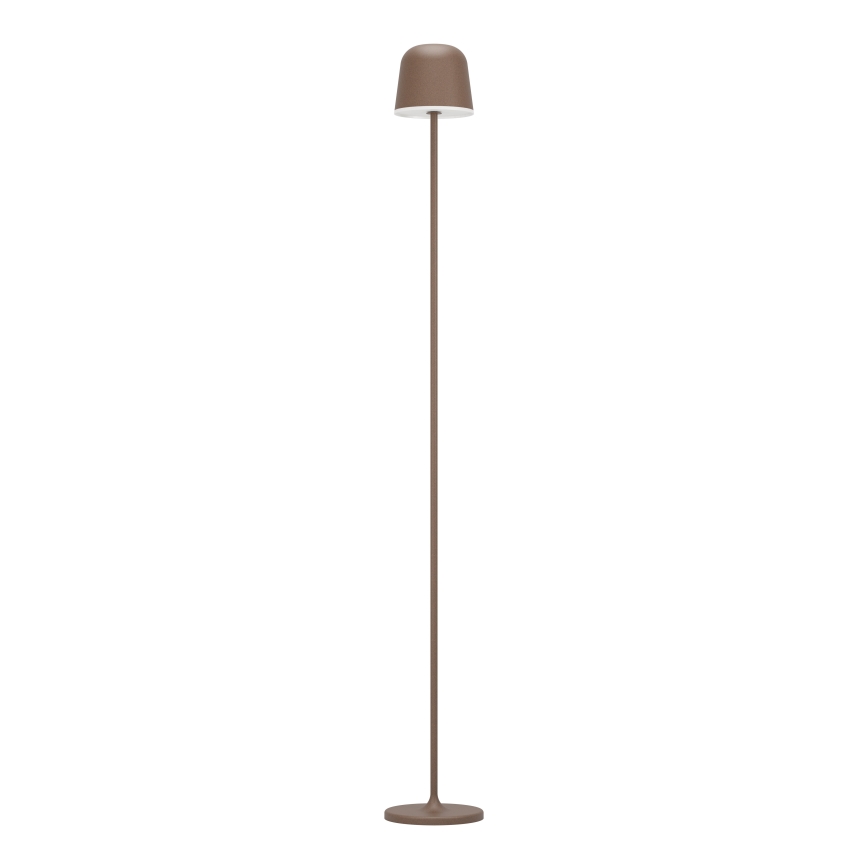 Eglo - LED Prigušiva vanjska punjiva podna lampa LED/4,3W/230V 2400/3000/4000K IP54 smeđa