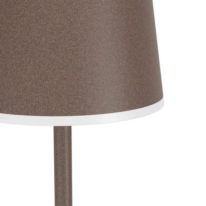 Eglo - LED Prigušiva vanjska punjiva podna lampa LED/4,3W/230V 2400/3000/4000K IP54 smeđa
