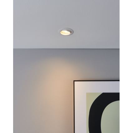Eglo - SET 3x LED Ugradbena svjetiljka 1xGU10/4W/230V bijela