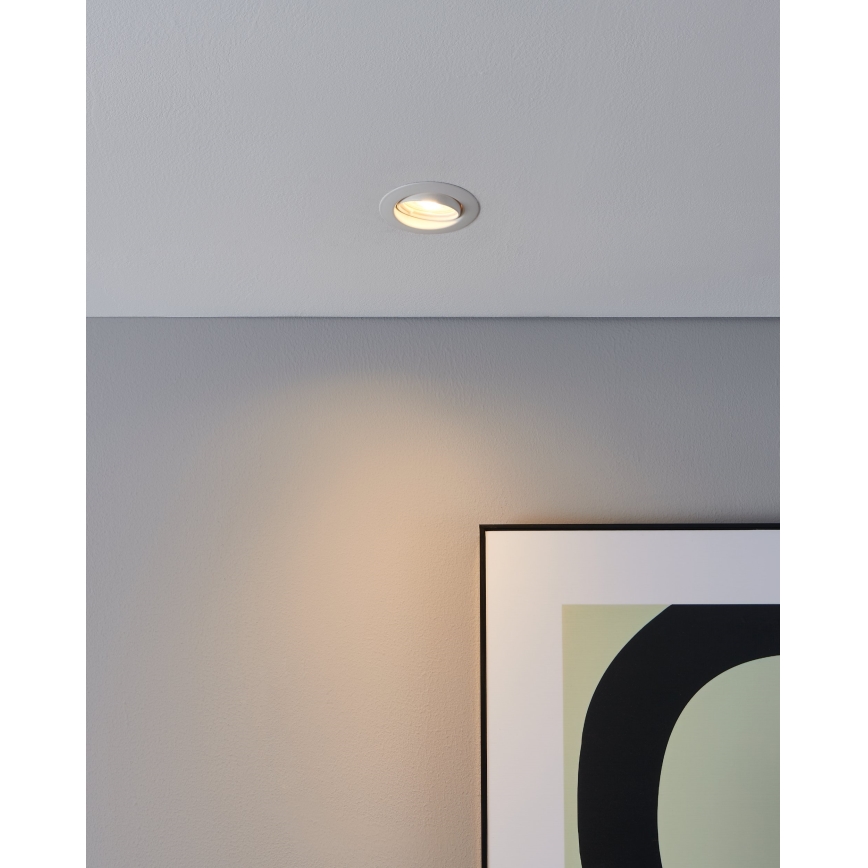 Eglo - SET 3x LED Ugradbena svjetiljka 1xGU10/4W/230V bijela
