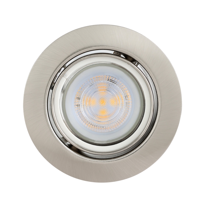 Eglo - SET 3x LED Ugradbena svjetiljka 1xGU10/4W/230V mat krom