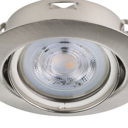Eglo - SET 3x LED Ugradbena svjetiljka 1xGU10/4W/230V mat krom