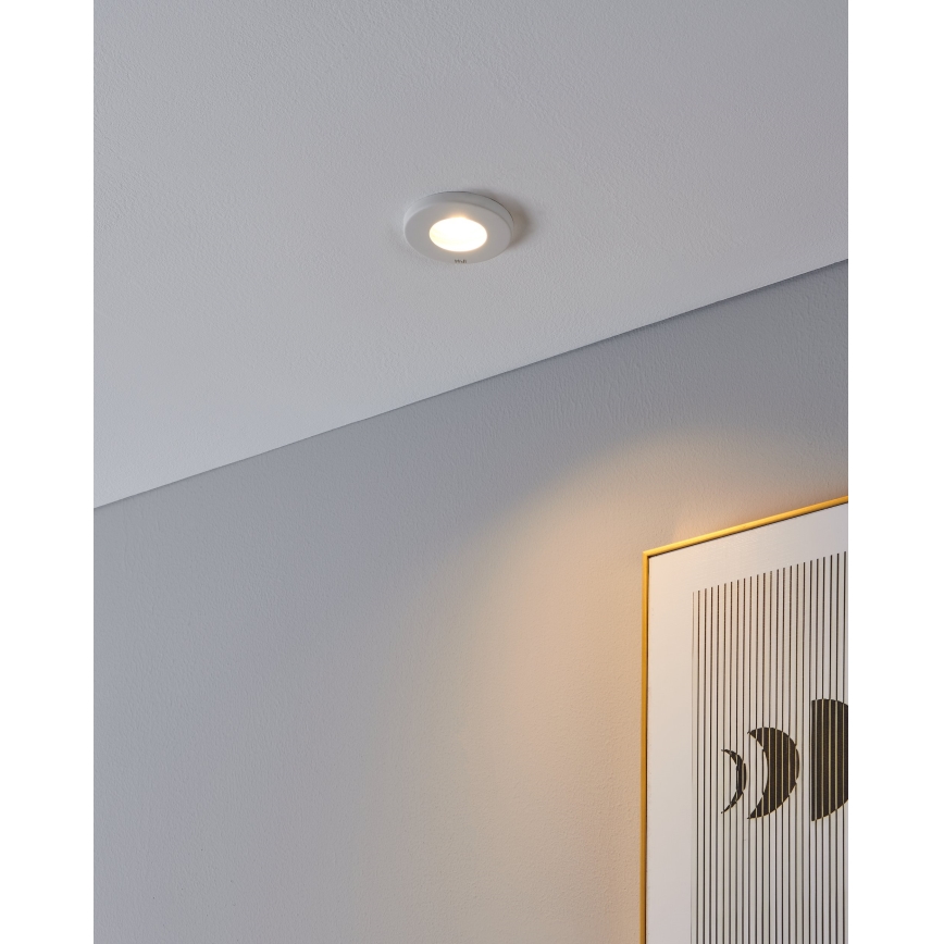 Eglo - SET 3xLED Ugradbena svjetiljka za kupaonicu 1xGU10/4W/230V IP44 bijela