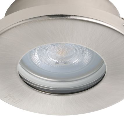 Eglo - SET 3xLED Ugradbena svjetiljka za kupaonicu 1xGU10/4W/230V IP44 mat krom