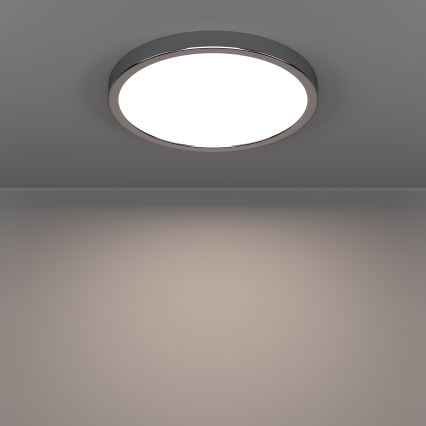 Eglo - LED stropno svjetlo za kupaonicu LED/14,2W/230V 2700/4000/6500K Ø 27,8 cm IP44 sjajni krom