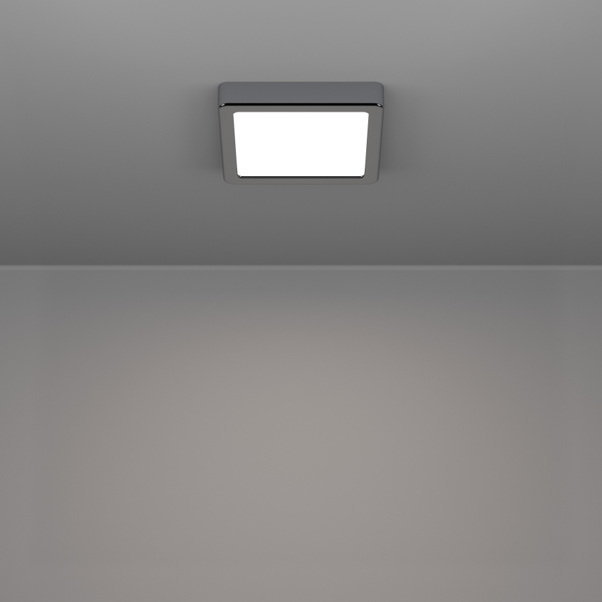 Eglo - LED kupaonsko stropno svjetlo LED/7W/230V 2700/4000/6500K 15x15 cm IP44 sjajni krom