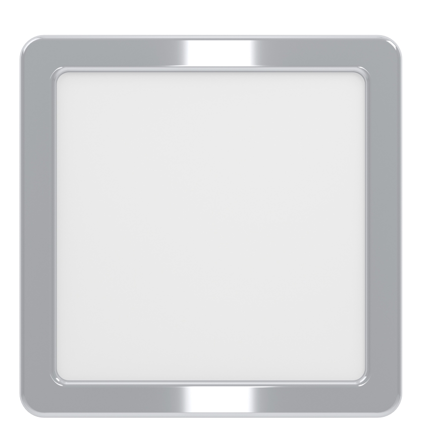 Eglo - LED kupaonsko stropno svjetlo LED/7W/230V 2700/4000/6500K 15x15 cm IP44 sjajni krom