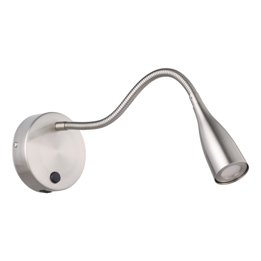 Eglo - LED fleksibilna zidna svjetiljka s USB LED/3,8W/230V matni krom