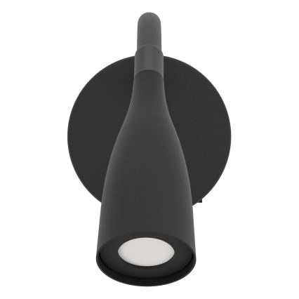 Eglo - fleksibilna zidna LED svjetiljka LED/3,8W/230V crna