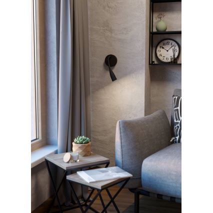 Eglo - fleksibilna zidna LED svjetiljka LED/3,8W/230V crna