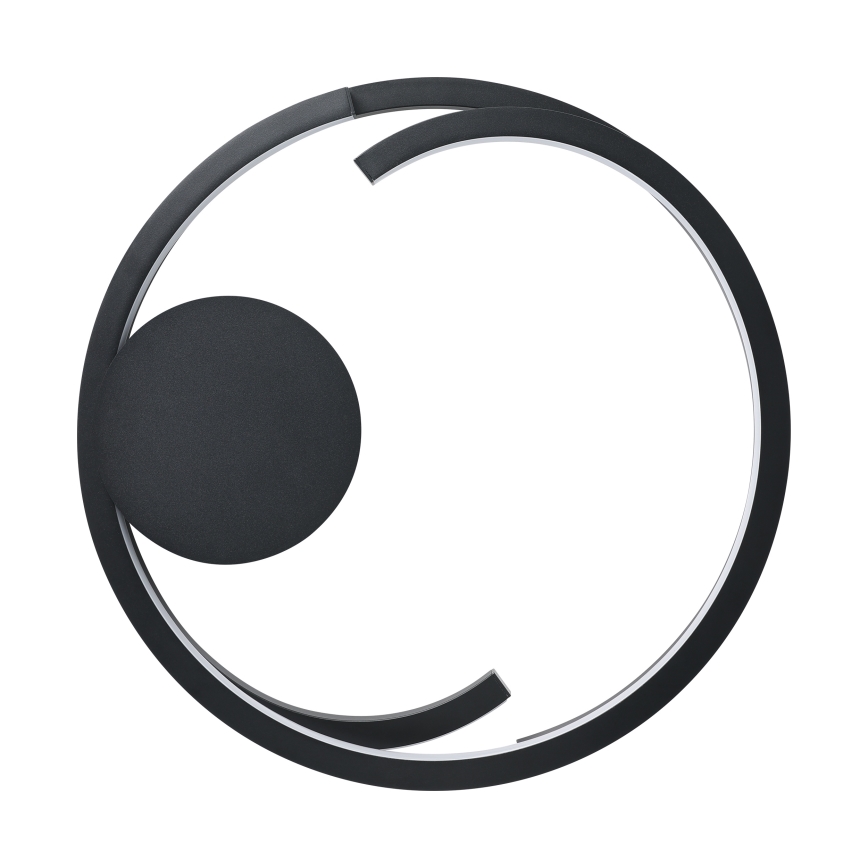 Eglo - LED prigušivo stropno svjetlo 2x LED/20W/230V 2700–6500K Ø48 cm crno + daljinski upravljač