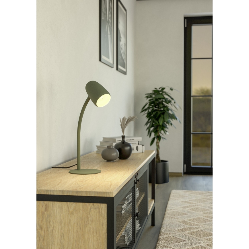 Eglo - Stolna svjetiljka 1xE14/18W/230V zelena